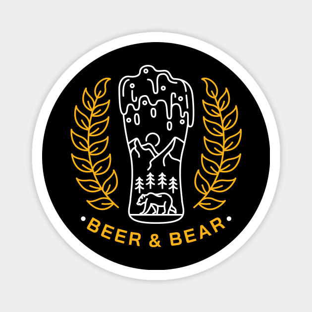 Beer 3 Magnet by VEKTORKITA